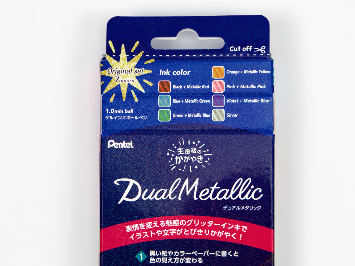 Ensemble Pentel Hybrid Dual 7 couleurs 