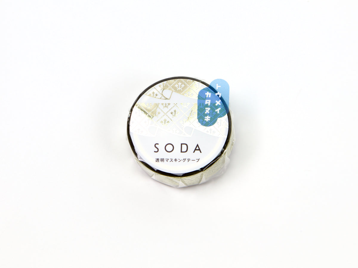 Ruban adhésif transparent scintillant Hitotoki SODA 15 mm
