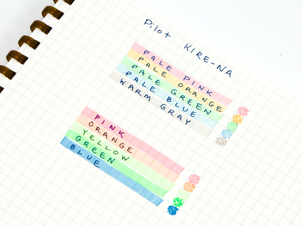 Pilot Kire-Na Highlighter 5 Color Set