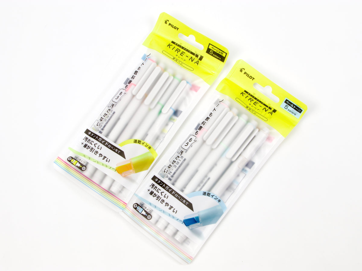 Pilot Kire-Na Highlighter 5 Color Set