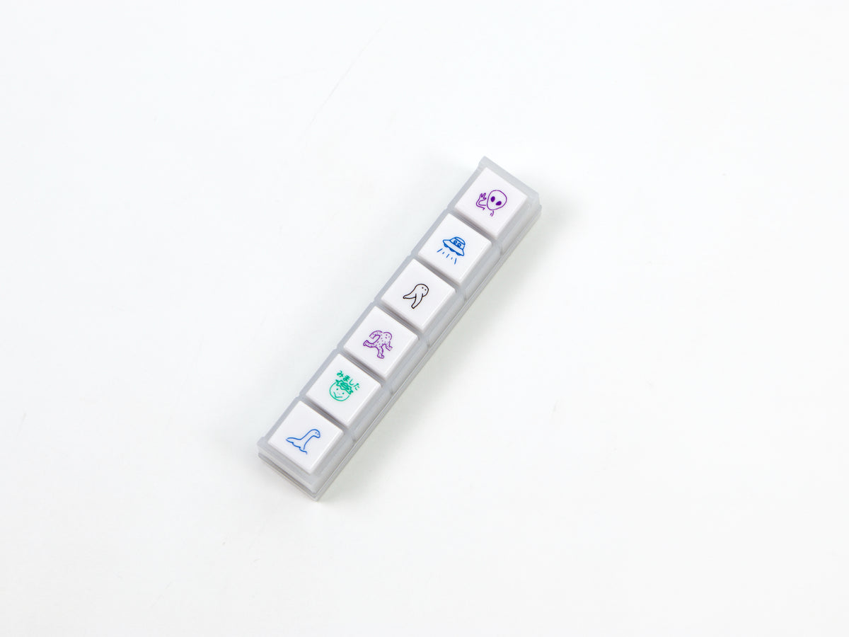 Pochitto 6 Push Button Stamp by Kodomo no Kao