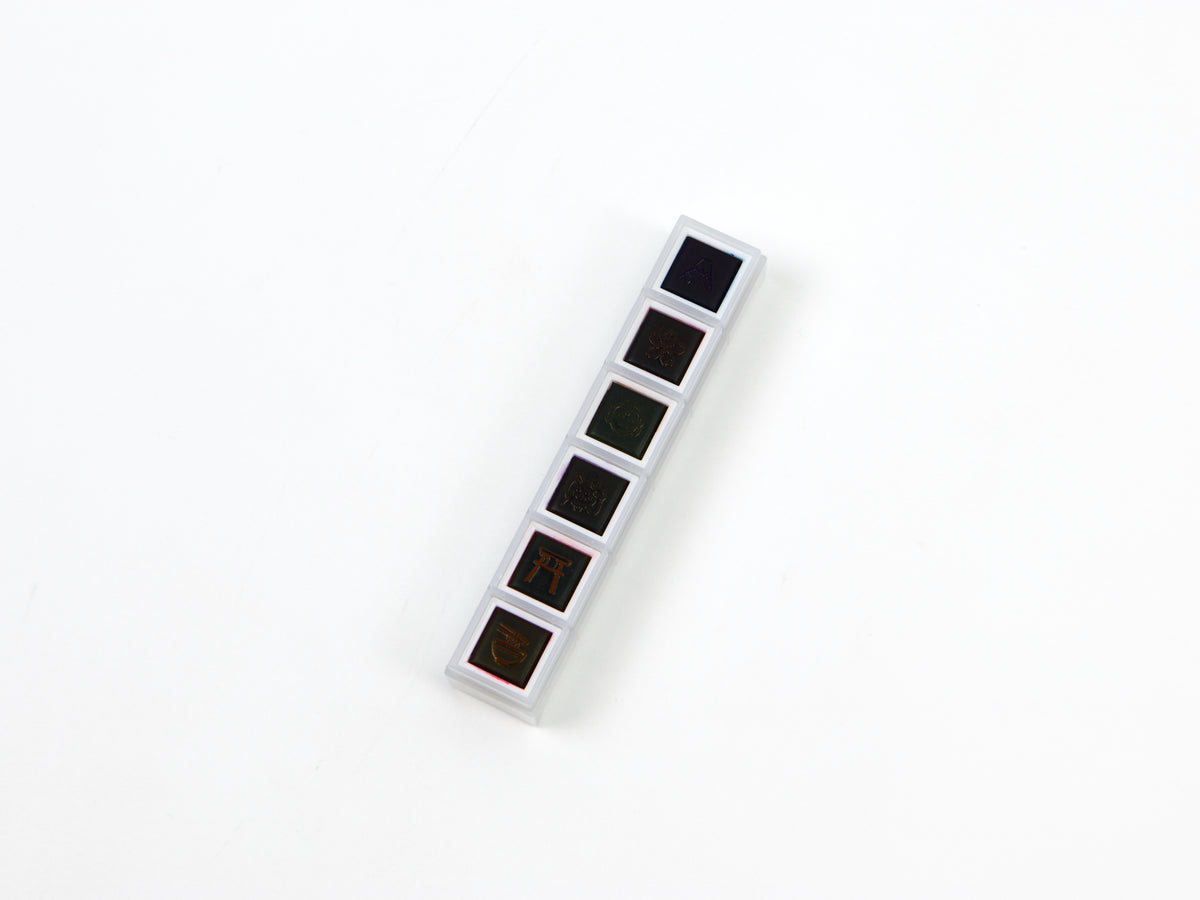 Pochitto 6 Push Button Stamp by Kodomo no Kao