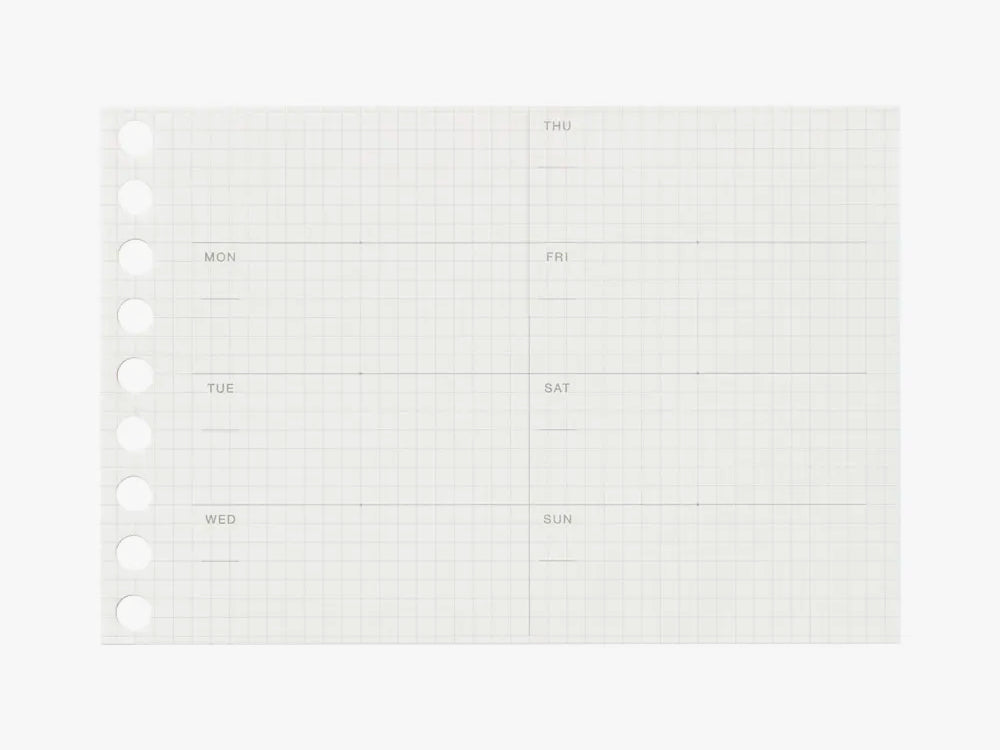 Maruman Mini Session Free Diary Weekly Refill