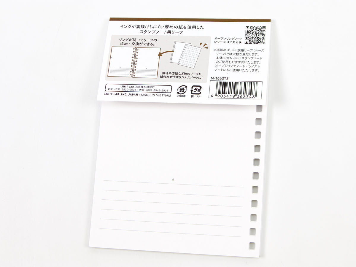 Lihit Lab A6 Stamp Book Refill