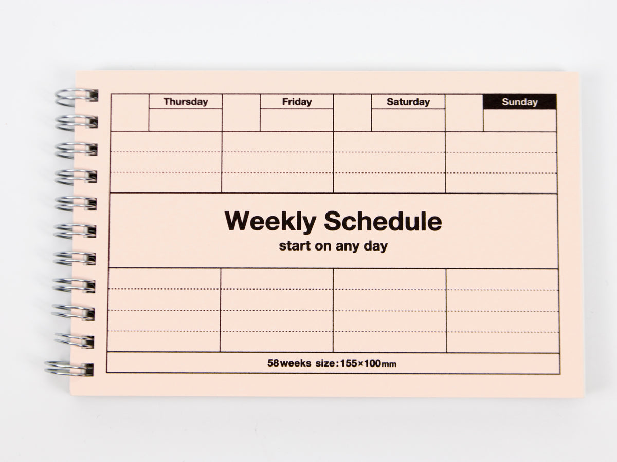 Mark's Inc. Weekly Schedule