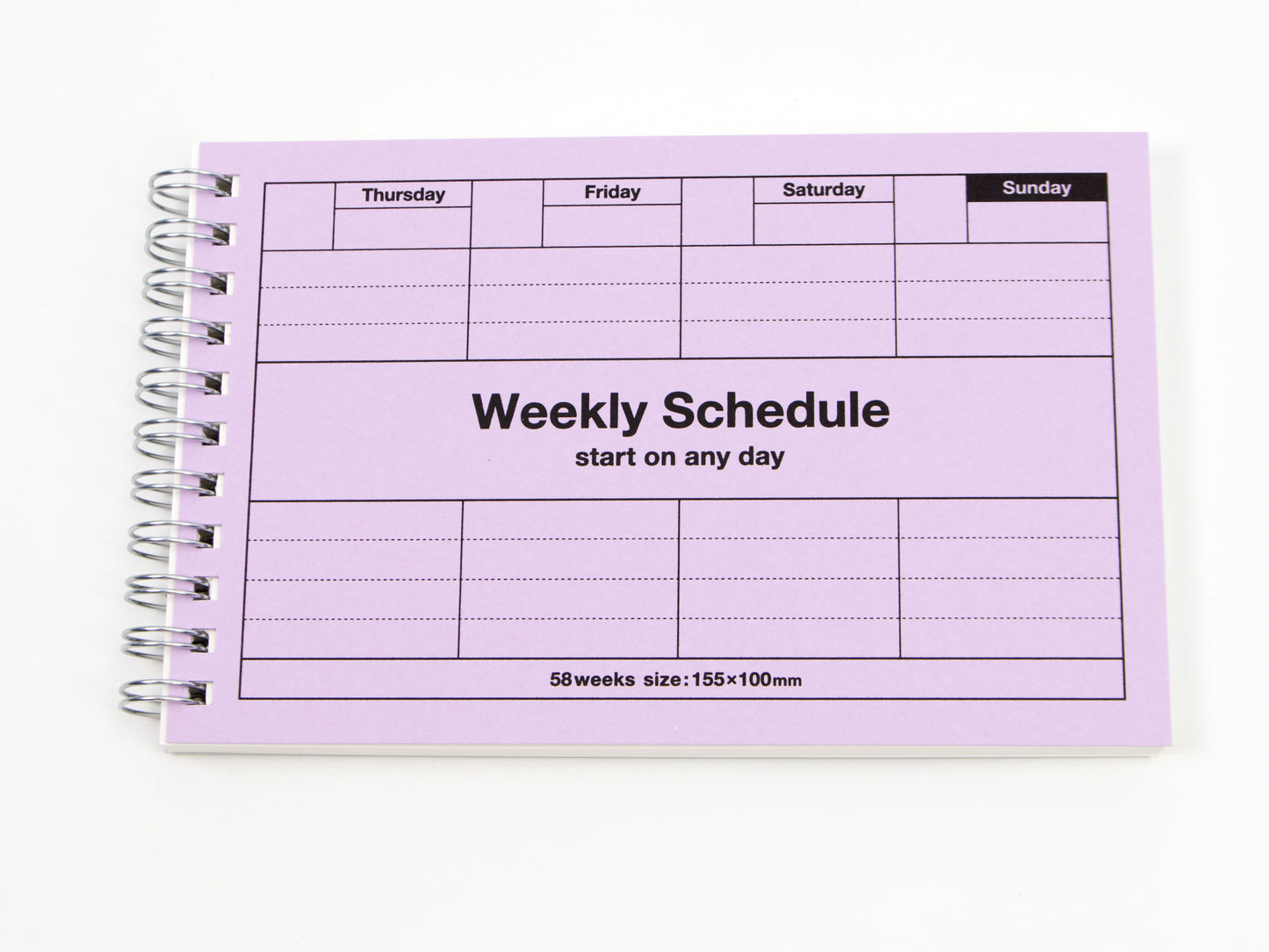 Mark's Inc. Weekly Schedule