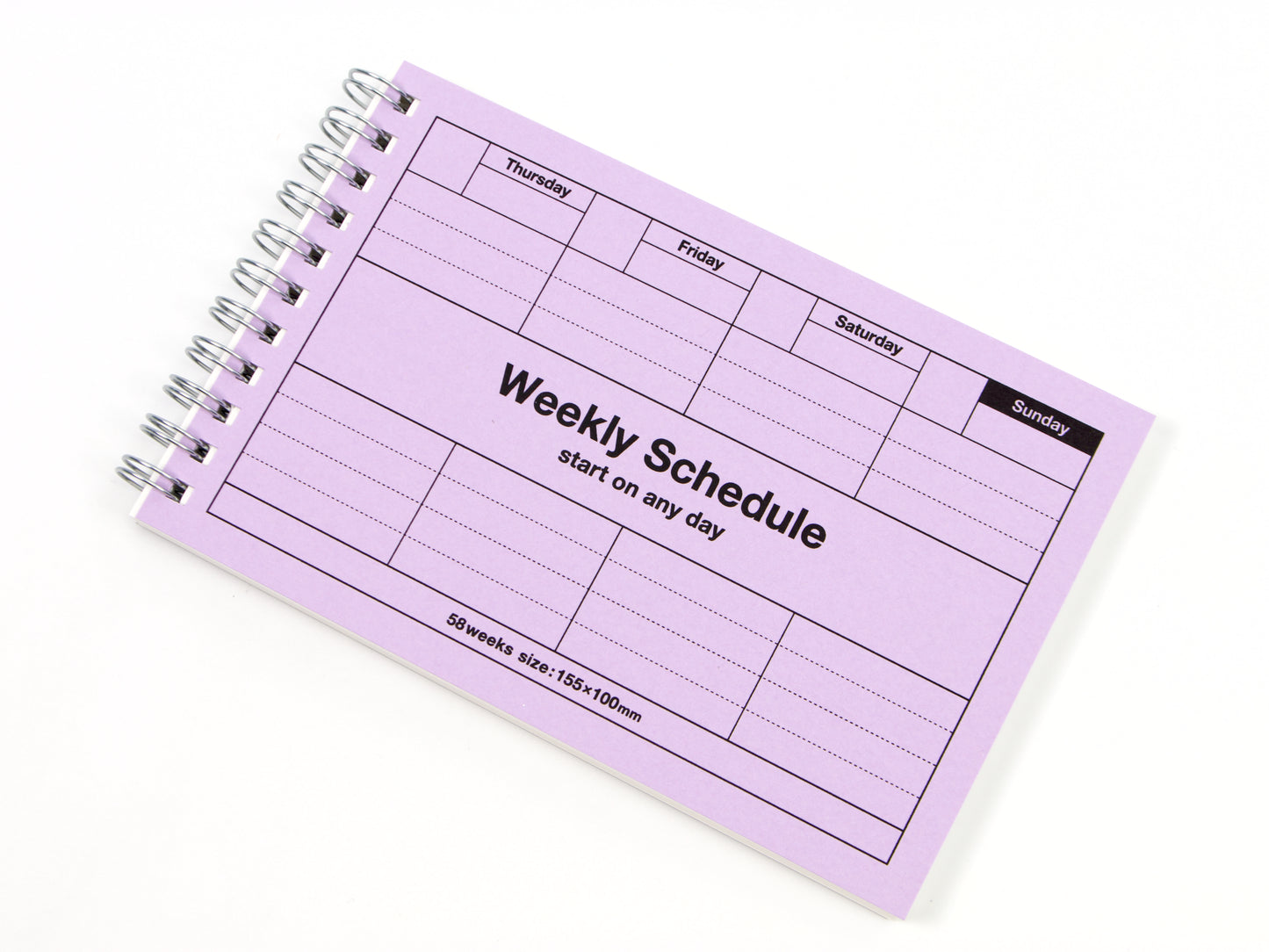 Mark's Inc. Weekly Schedule