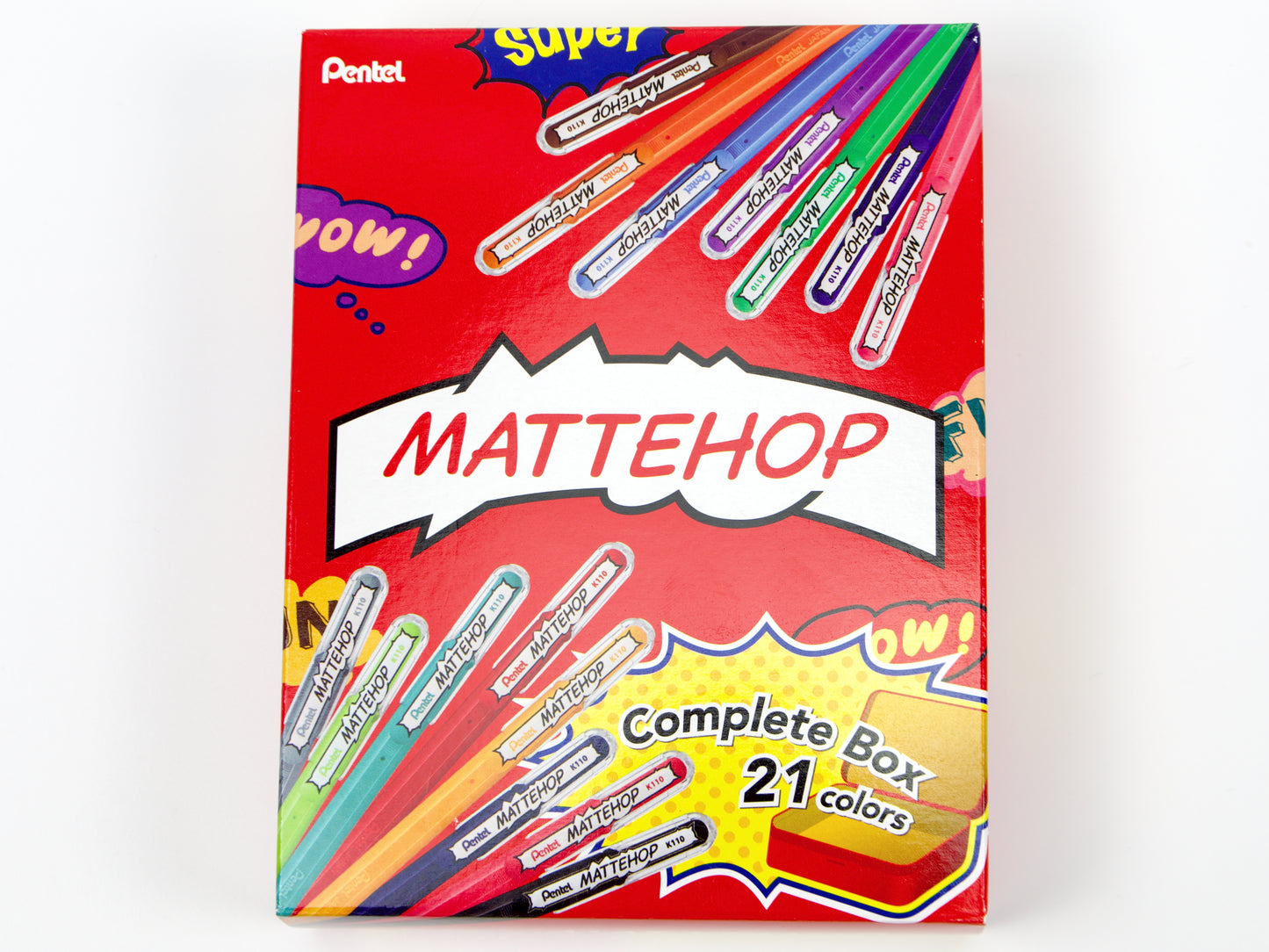 Juego de 7 colores Mattehop de Pentel
