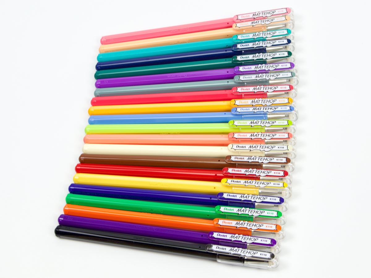 Juego de 7 colores Mattehop de Pentel