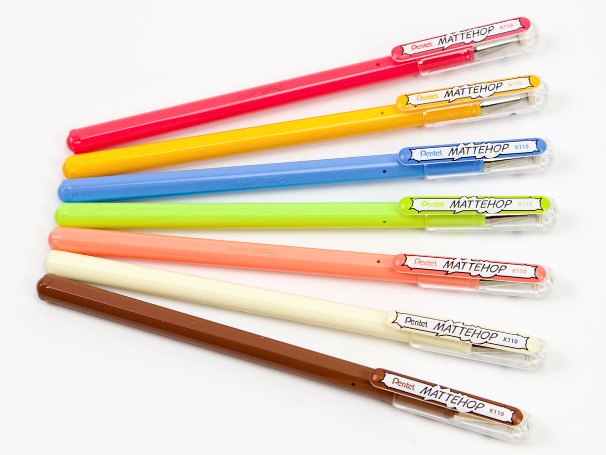 Juego de 7 colores Mattehop de Pentel