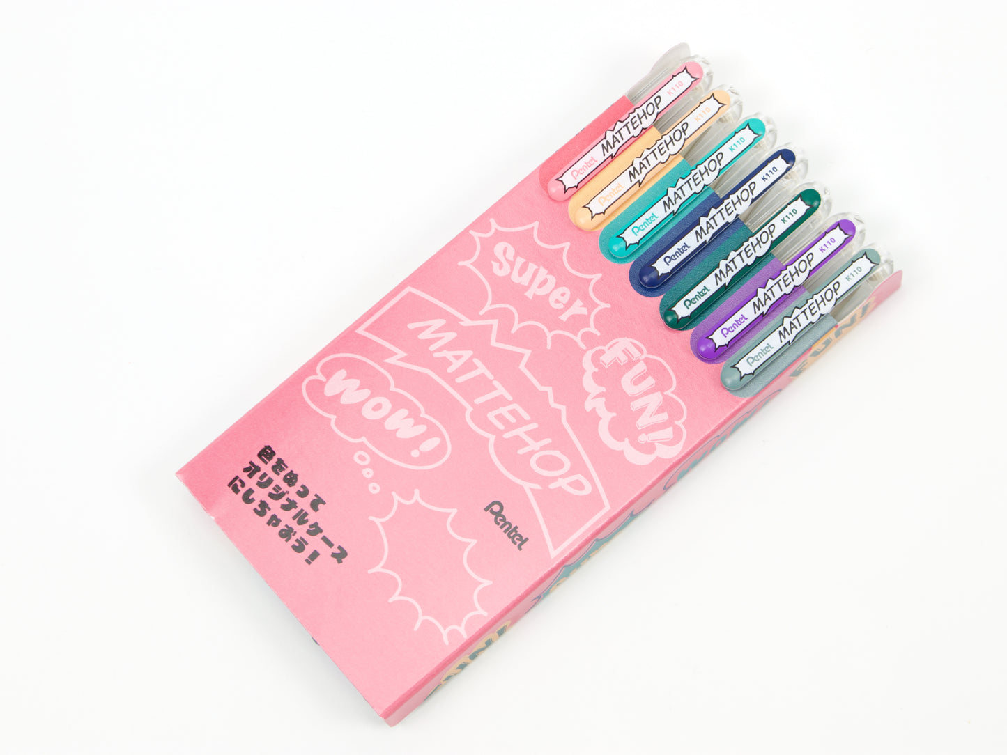 Pentel Mattehop 7 Color Set