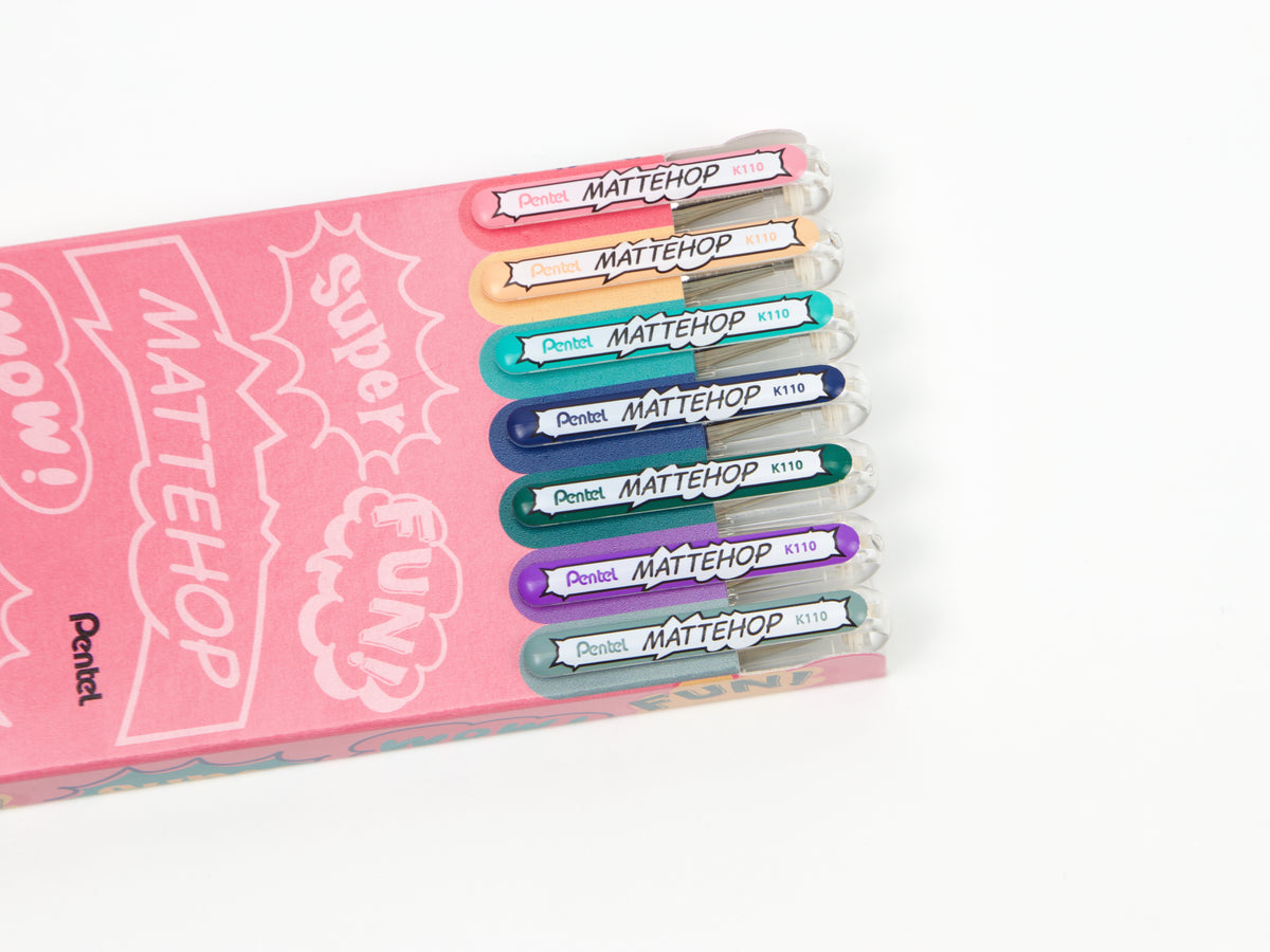 Pentel Mattehop 7 Color Set