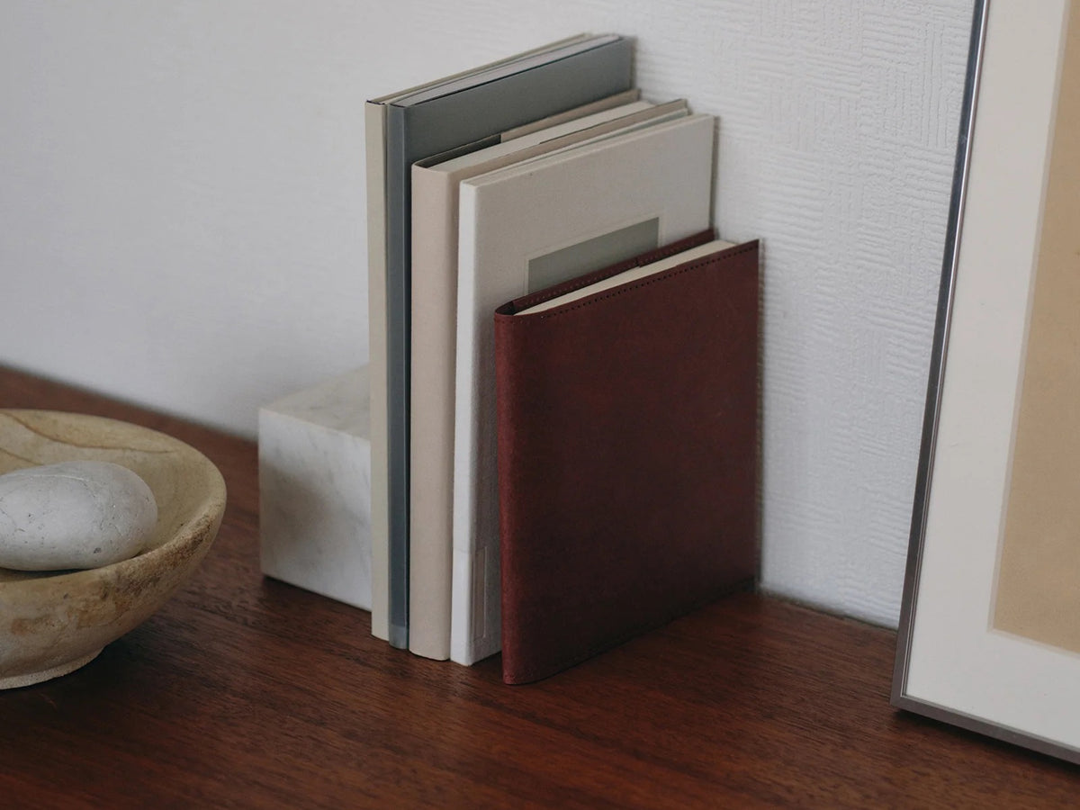 Midori MD Paper A5 Square Notebook Hard Cover (Dark Brown)