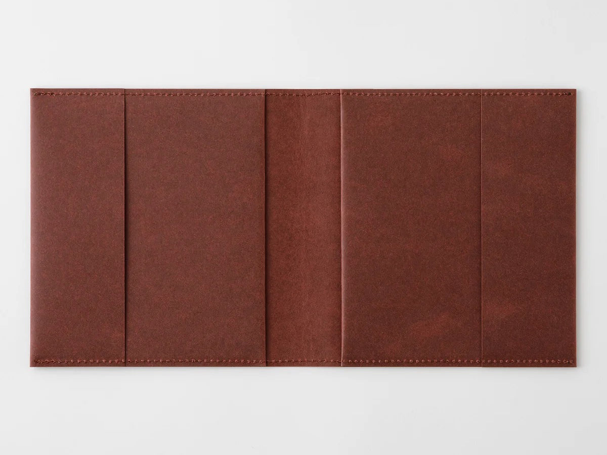 Midori MD Paper A5 Square Notebook Hard Cover (Dark Brown)