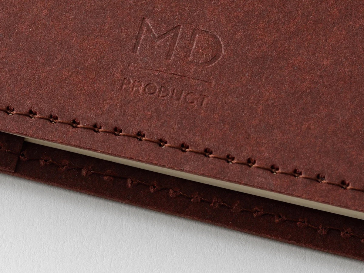 Midori MD Paper A5 Square Notebook Hard Cover (Dark Brown)