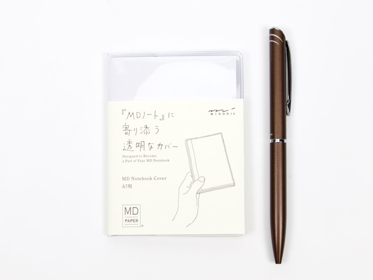 Midori MD Paper A7 Notebook Clear Cover