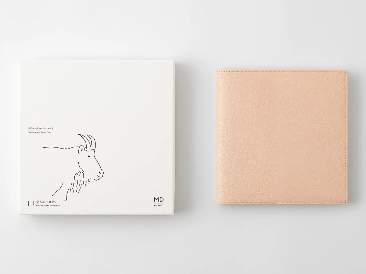 Midori MD Paper A5 Square Notebook Goat Cover