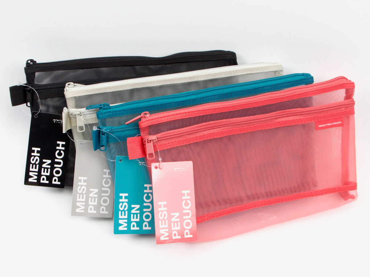 Estuche de malla con doble cremallera Midori
