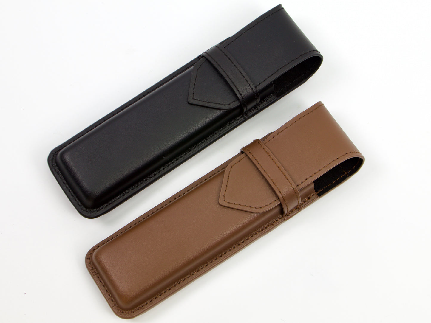 Estuche para bolígrafos Midori Book Band de cuero reciclado