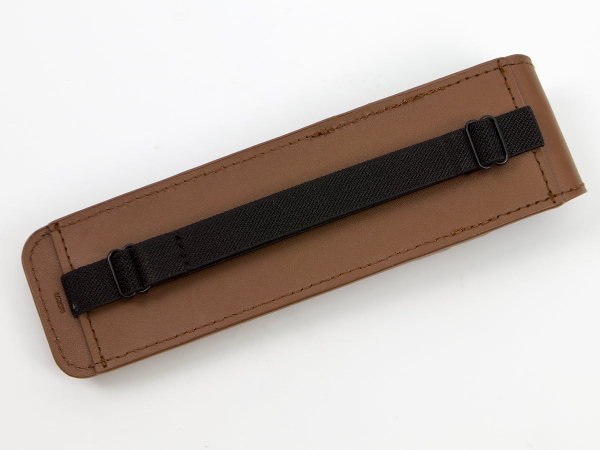 Estuche para bolígrafos Midori Book Band de cuero reciclado