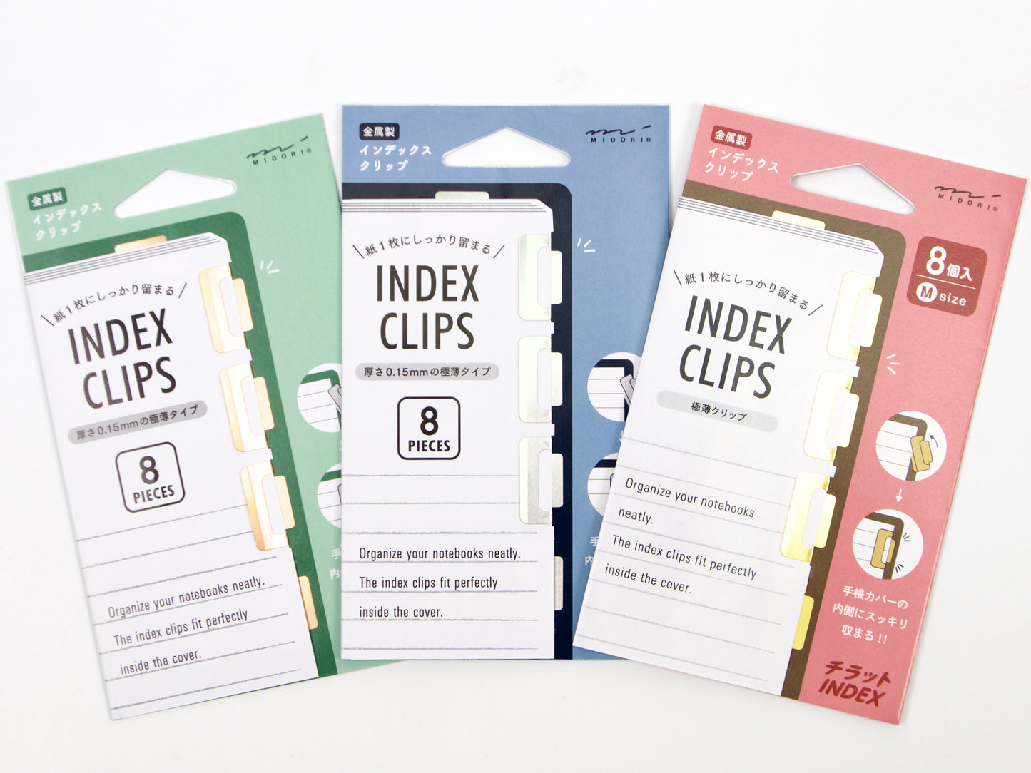 Clips d'indexation Midori Copper