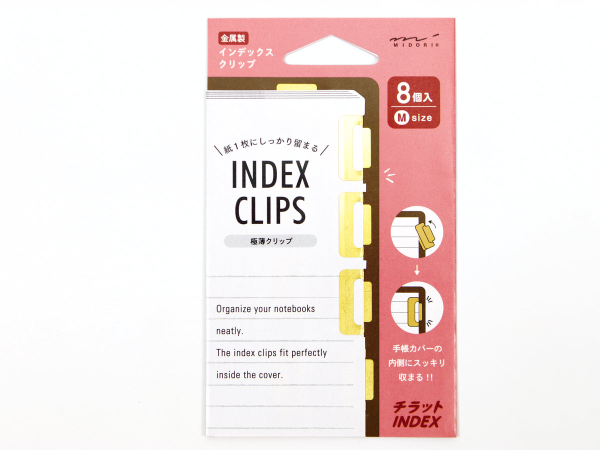 Clips d'indexation Midori Copper