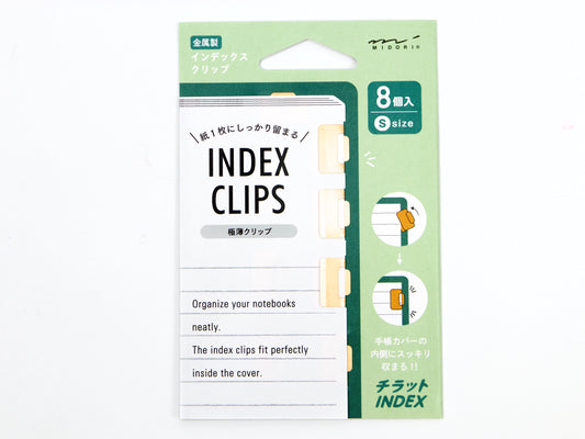 Clips d'indexation Midori Copper