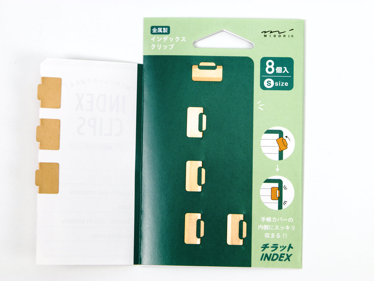 Midori Chiratto Index Clips Small (New Size)