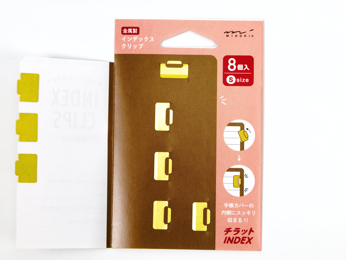 Midori Chiratto Index Clips Small (New Size)