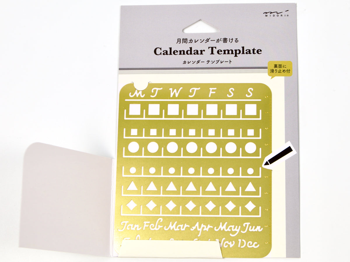 Plantilla de regla con clip Midori