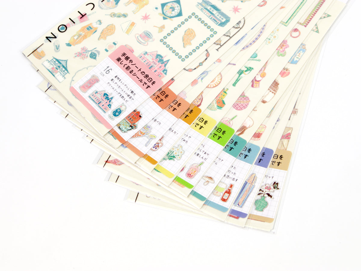 Midori Travel Story Collection Stickers