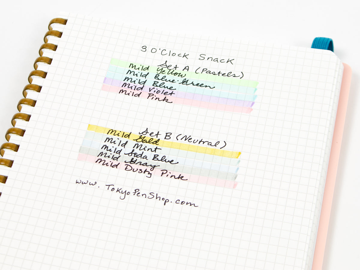Zebra MildLiner 5 Color Sets 3PM Snack LTD
