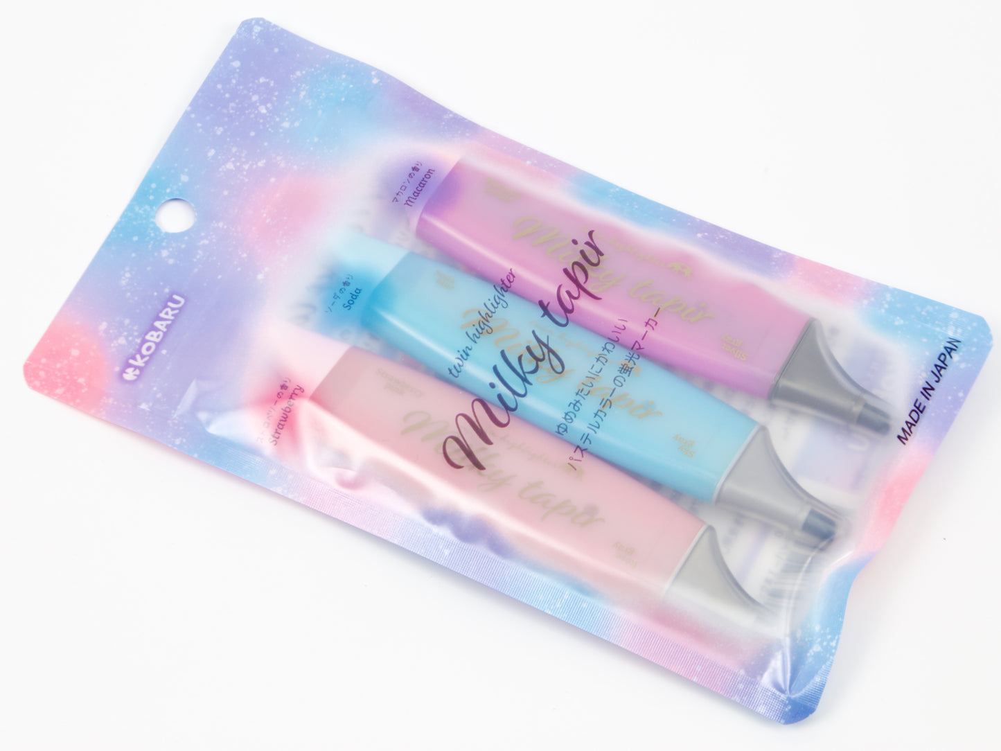 Kobaru Milky Tapir Scented Highlighters 3 Color Set