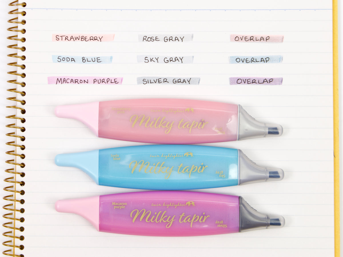 Kobaru Milky Tapir Scented Highlighters 3 Color Set