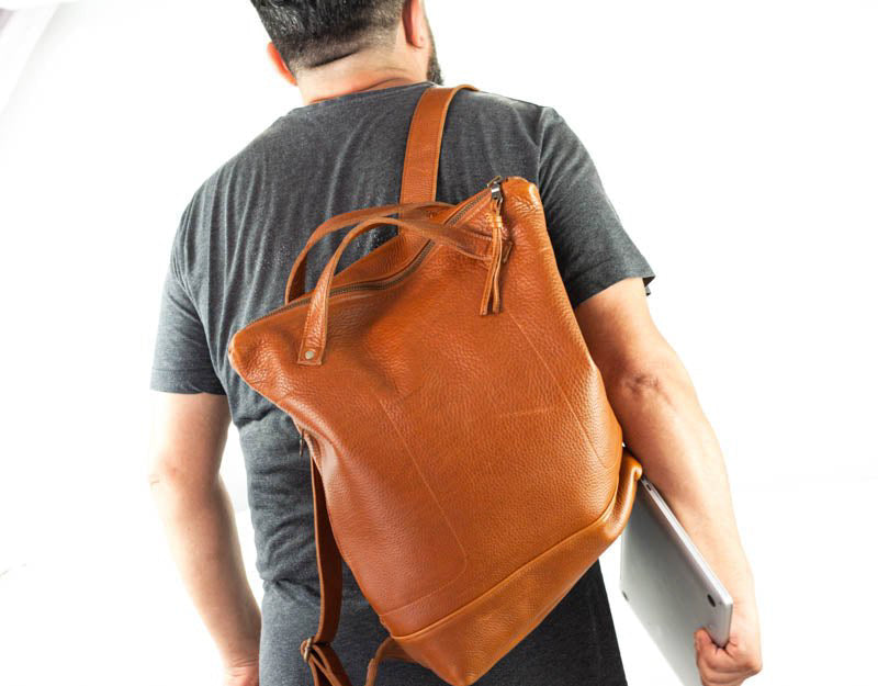 Mochila Milloo Minos de 13" color marrón