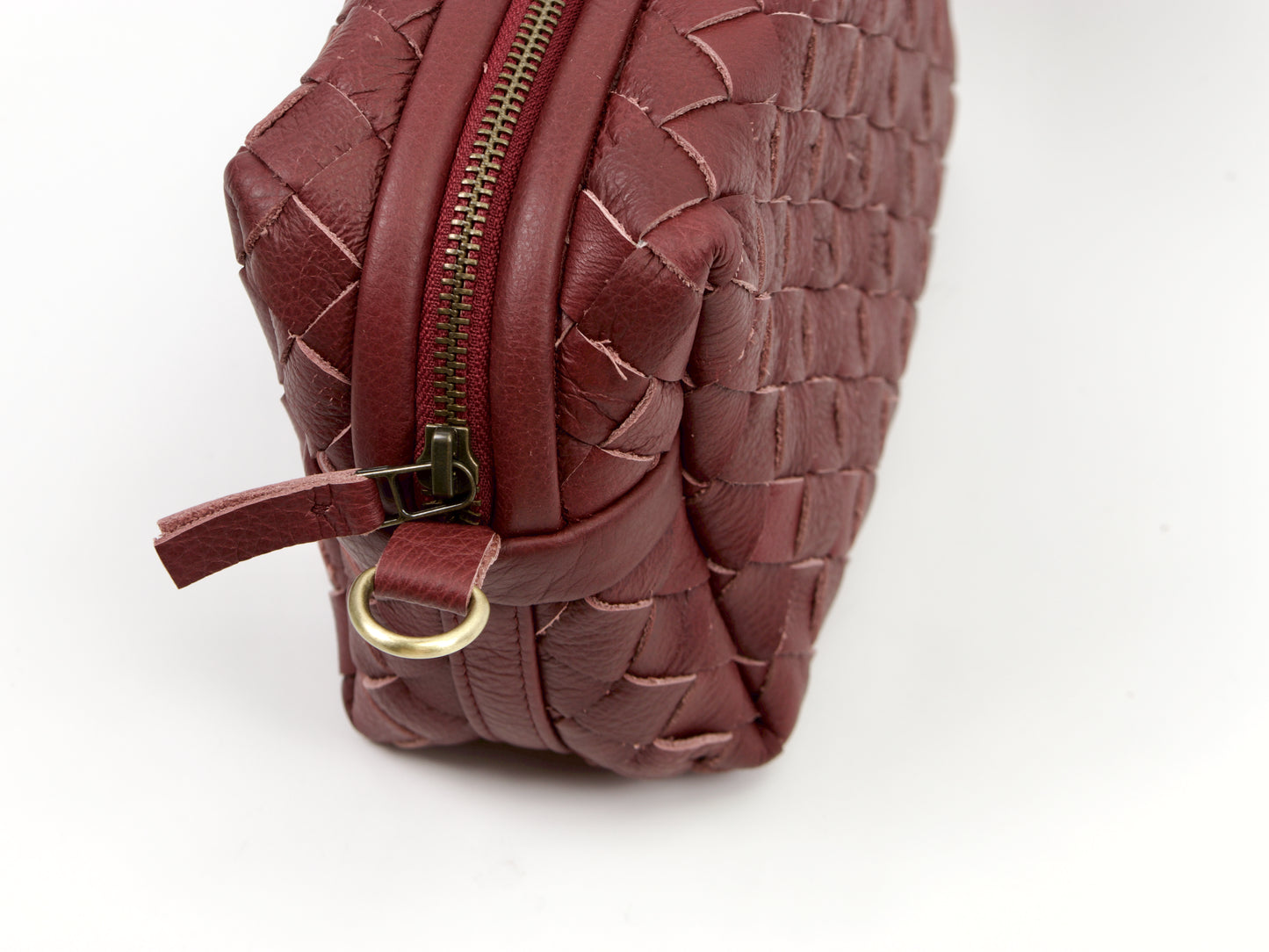 milloo Calliope Crossbody Handwoven Burgundy