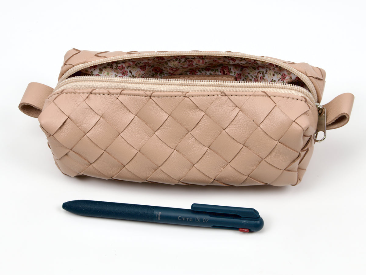 milloo Handwoven Pen Case Vintage Pink