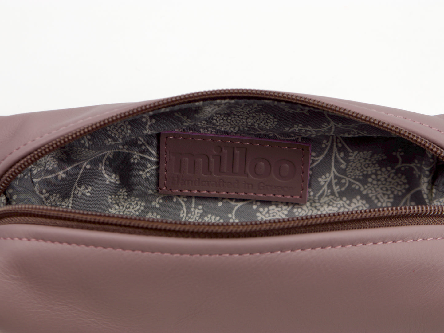 Trousse à stylos Milloo Rec Marron chocolat