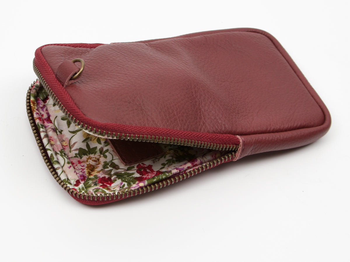 Trousse à stylos Slim Milloo Bordeaux