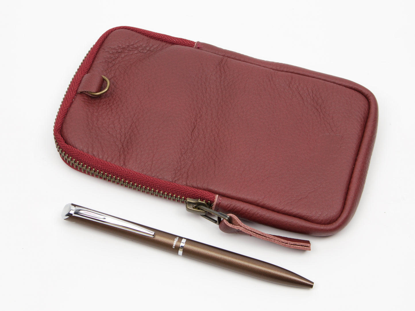 Trousse à stylos Slim Milloo Bordeaux