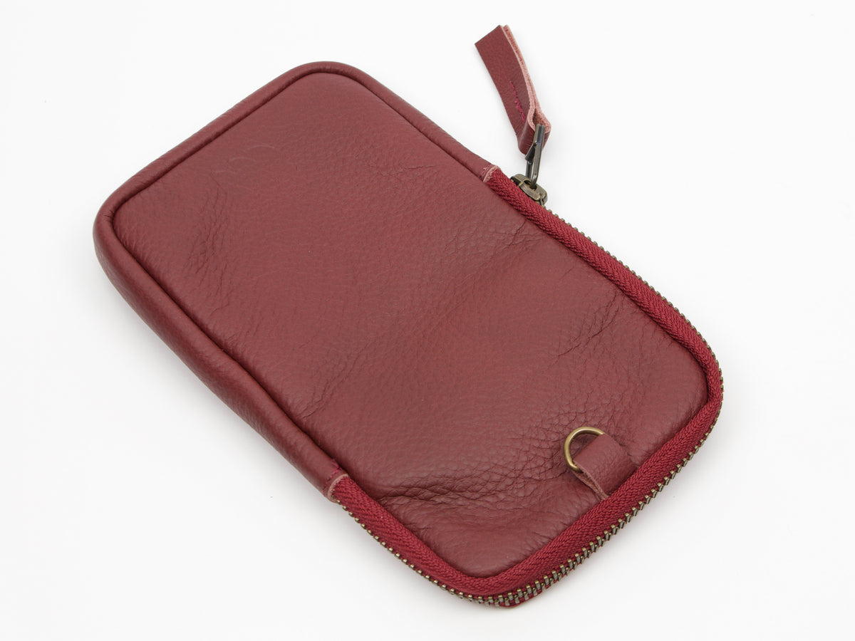 Trousse à stylos Slim Milloo Bordeaux