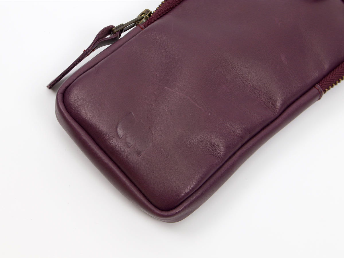 milloo Slim Pen Case Dark Plum