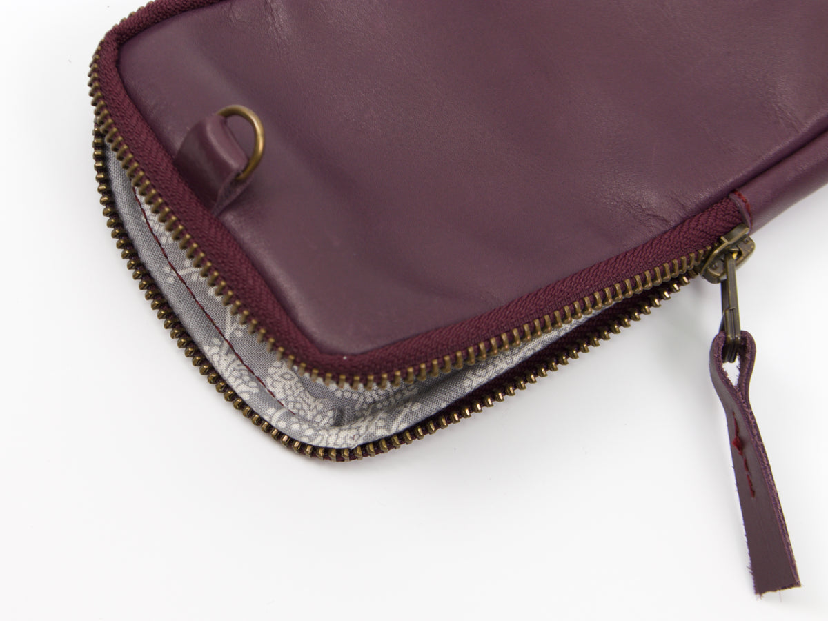 milloo Slim Pen Case Dark Plum