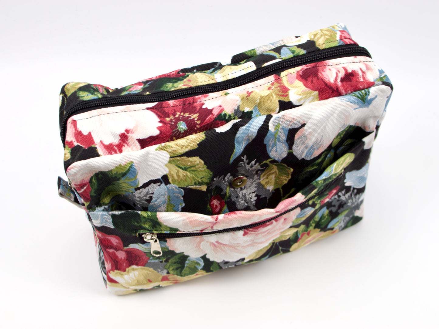 Organizador Ydra de lona con motivos florales