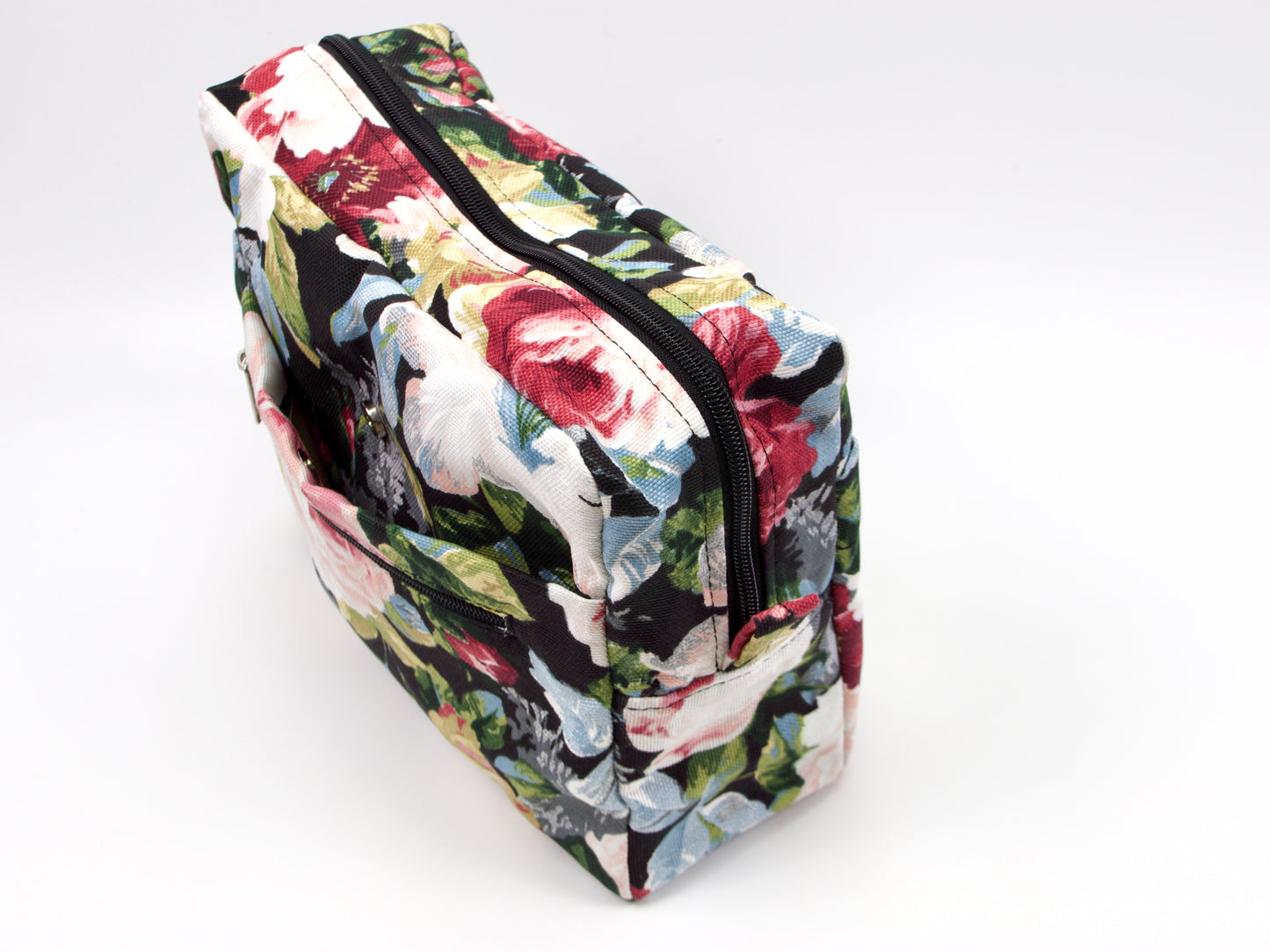 Organizador Ydra de lona con motivos florales