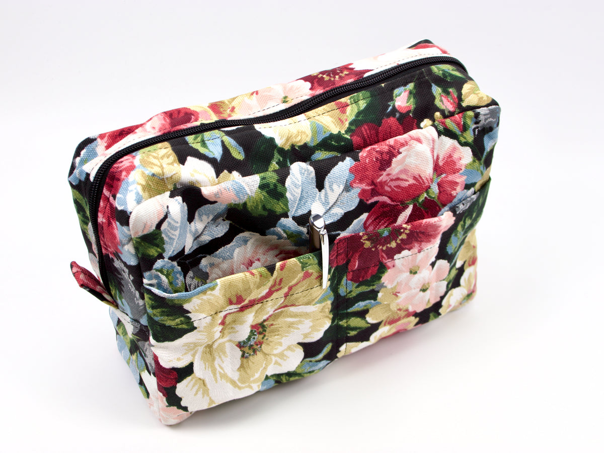 Organizador Ydra de lona con motivos florales