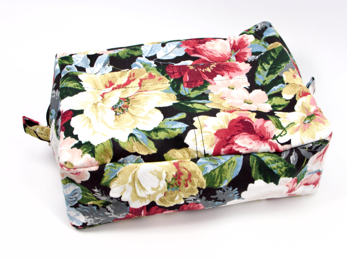 Organizador Ydra de lona con motivos florales