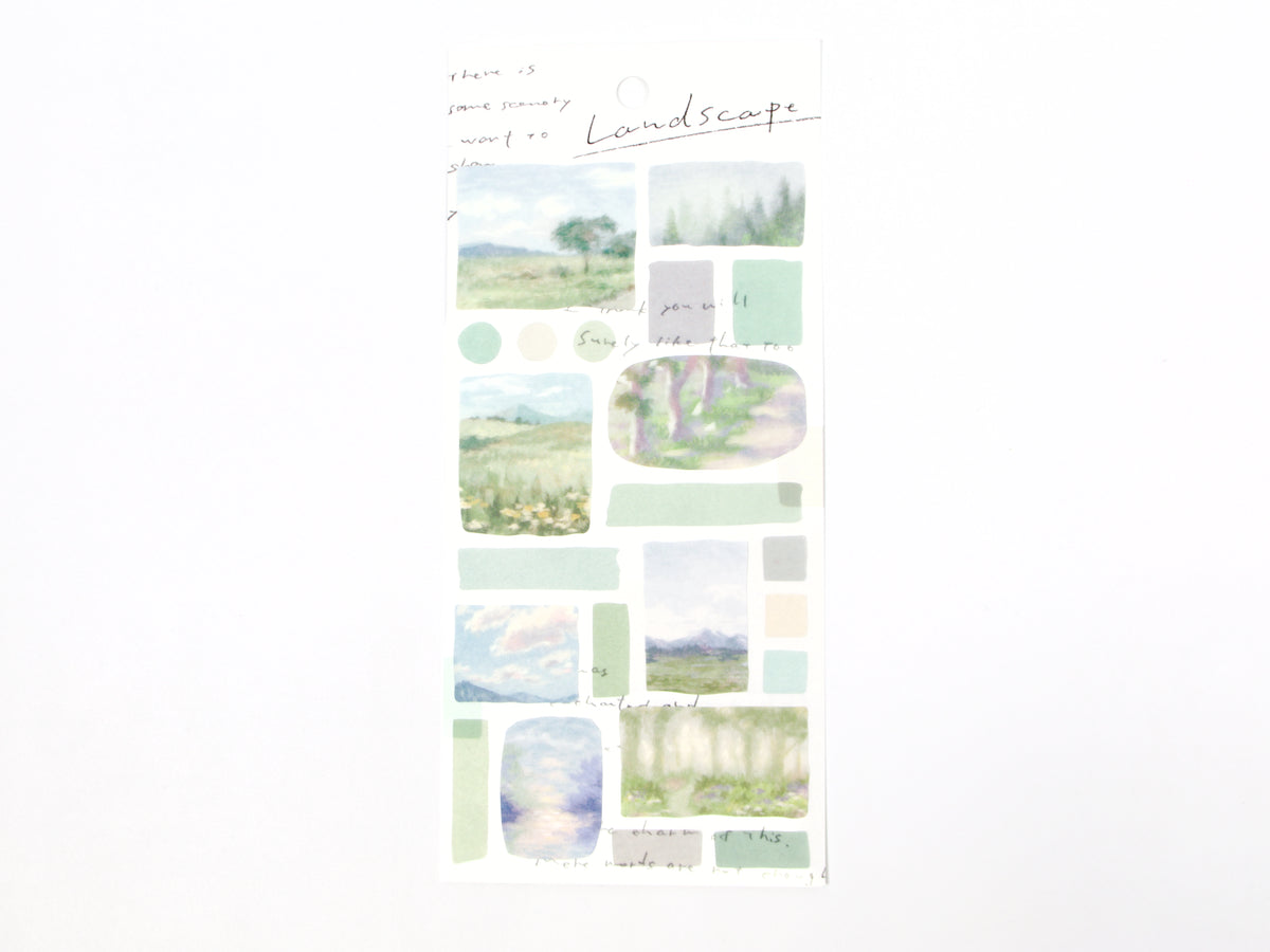 Mind Wave Landscape Sticker