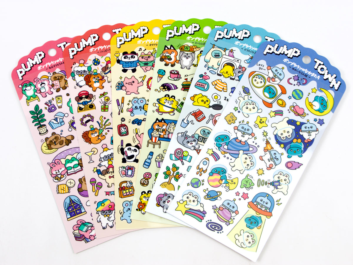 Mind Wave Pump Town Stickers