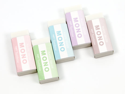 Tombow Mono Plastic Eraser Pastel Glass Limited Edition